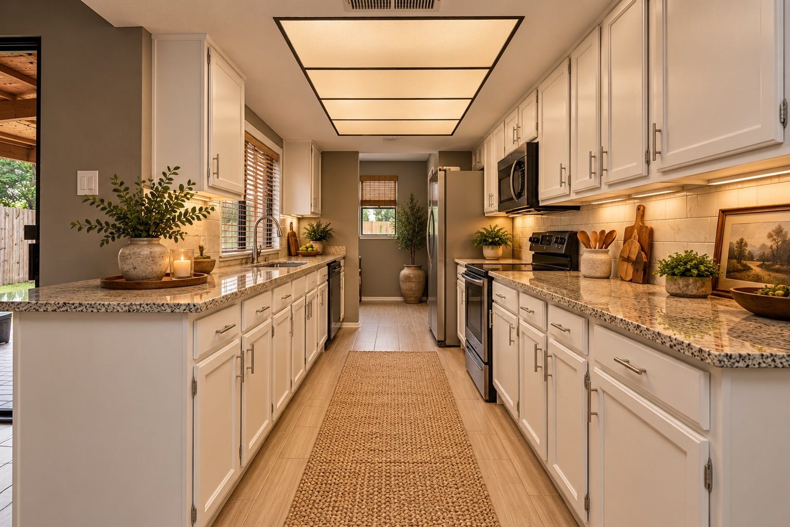 Virtually Staged Kitchen
