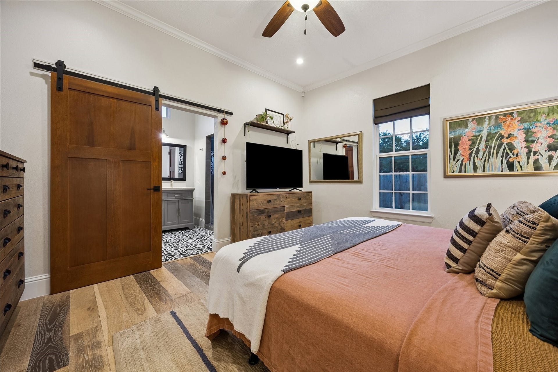 106 Alma Street, Houston, TX 77009 Primary bedroom is in the back of the house away from the two guest bedrooms