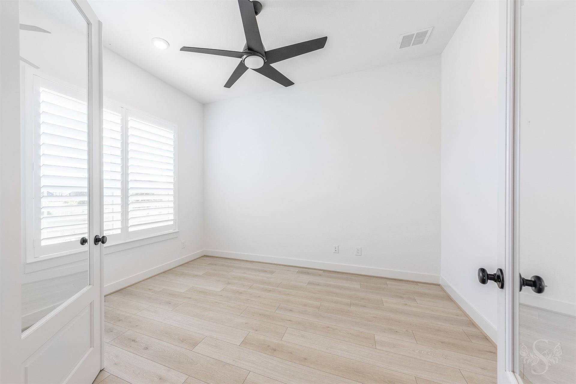 Private first-floor home office/study.