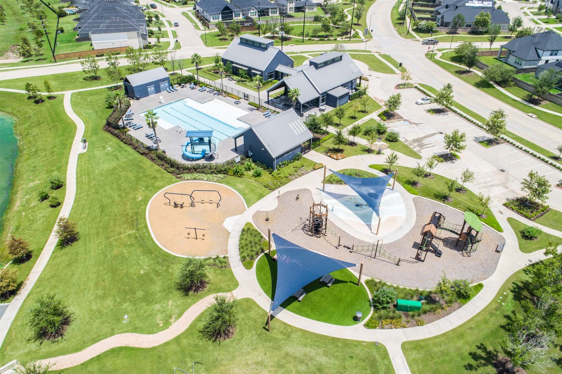 Community amenities offering recreation and outdoor enjoyment.