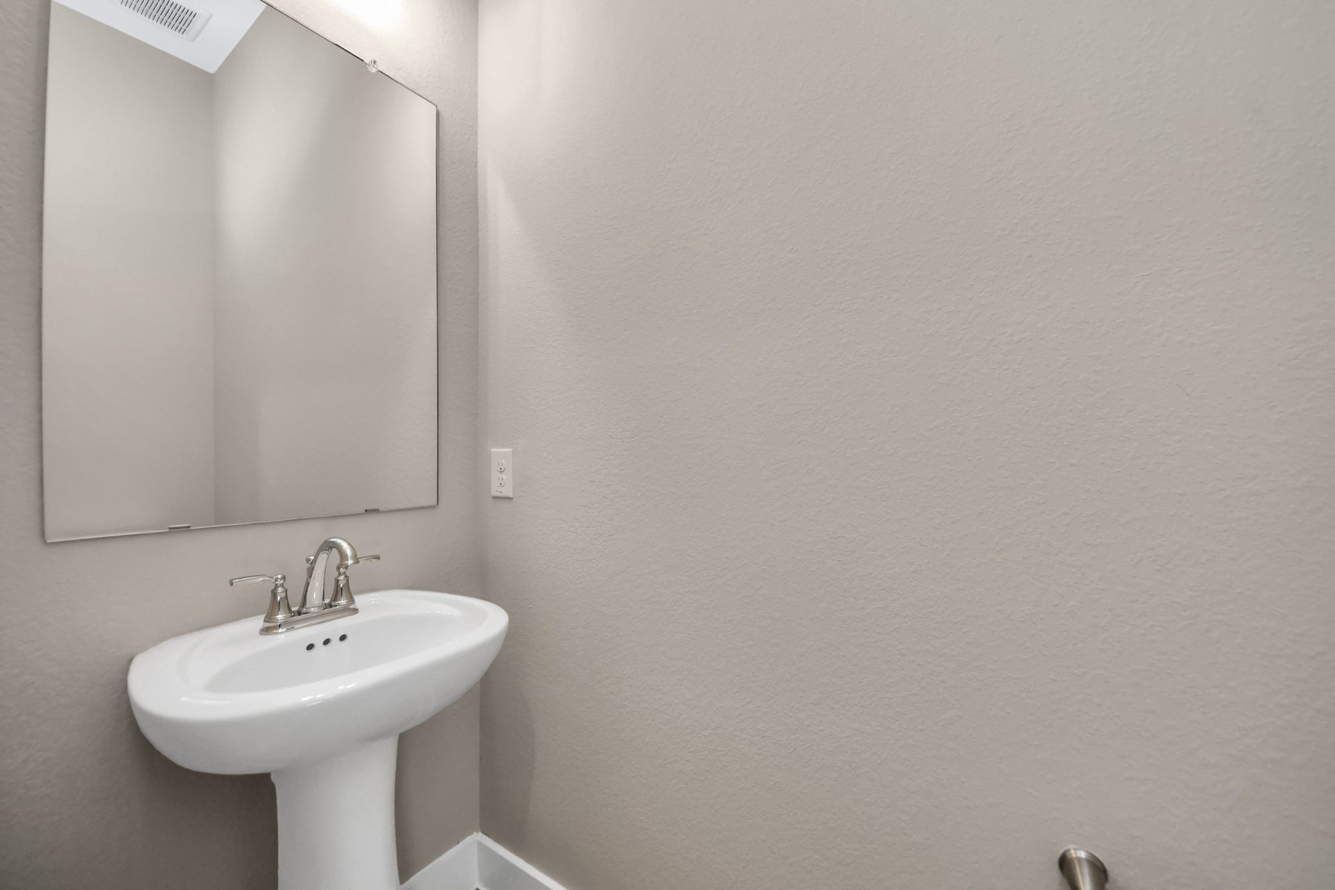 Half bathroom downstairs