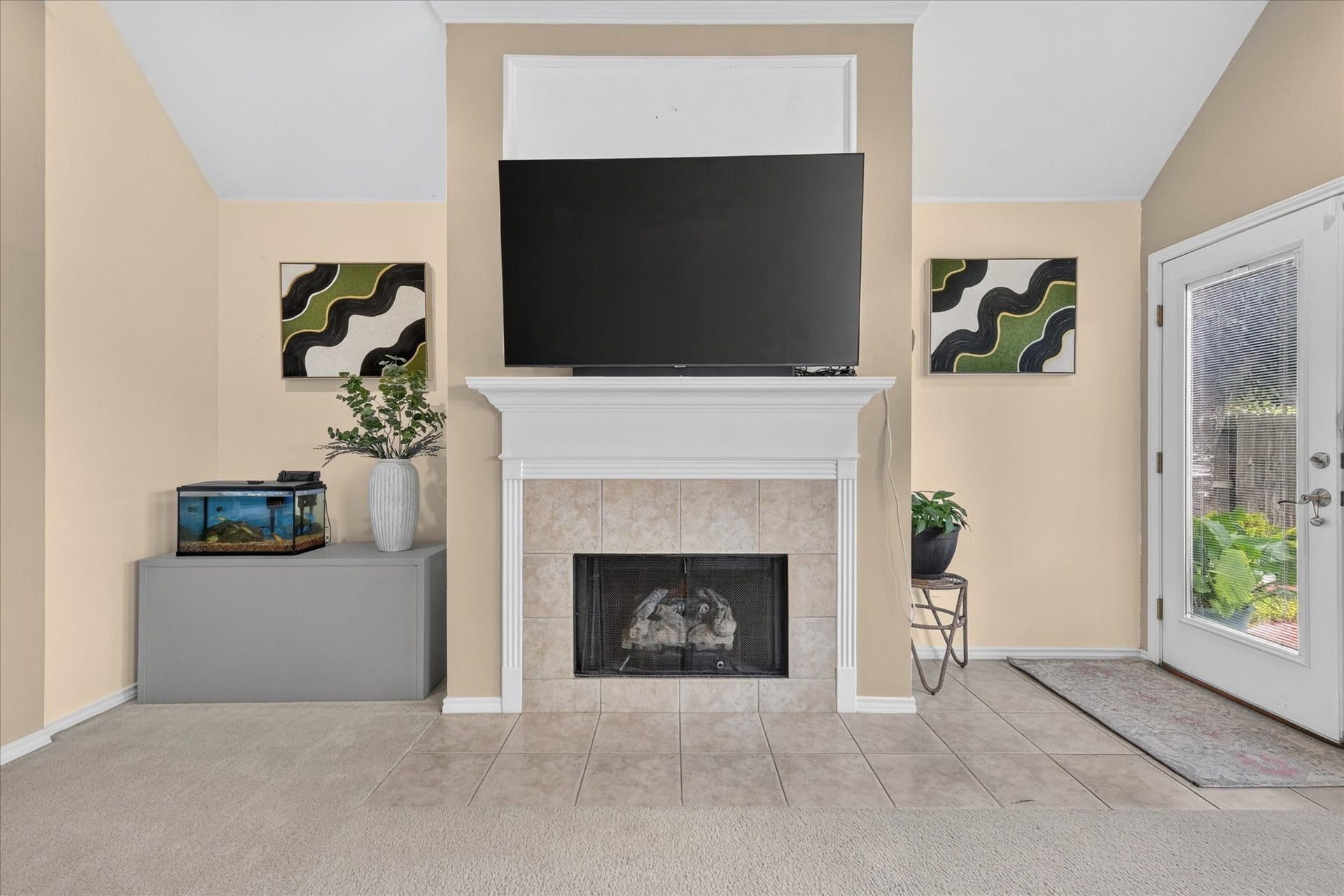 3523 Paigewood Drive, Pearland, TX 77584 Cozy gas burning fireplace