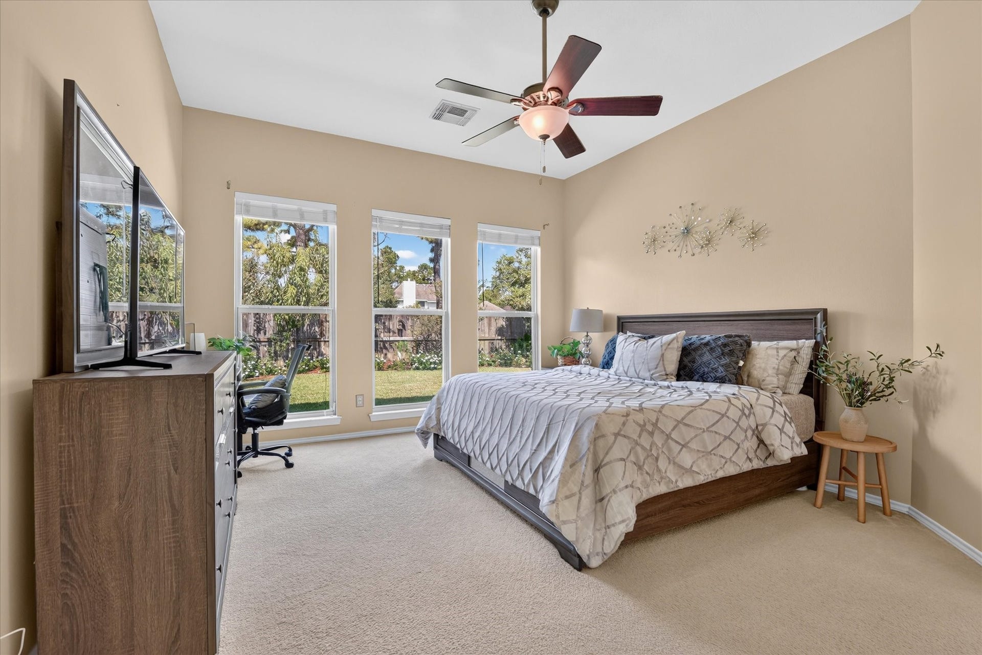 3523 Paigewood Drive, Pearland, TX 77584 Primary Bedroom privately located