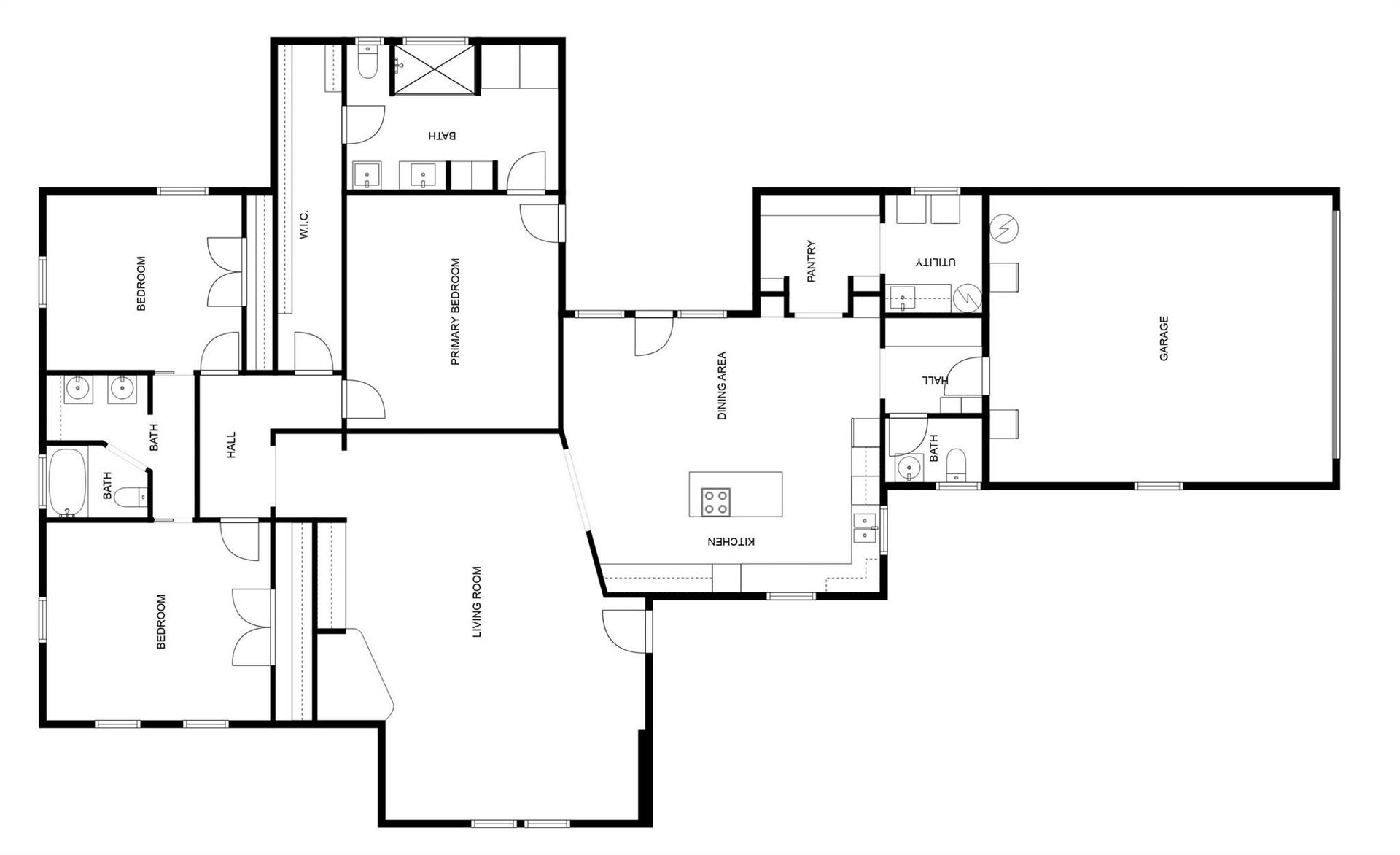 22035 Buescher Road, Tomball, TX 77377 Primary house floorplan