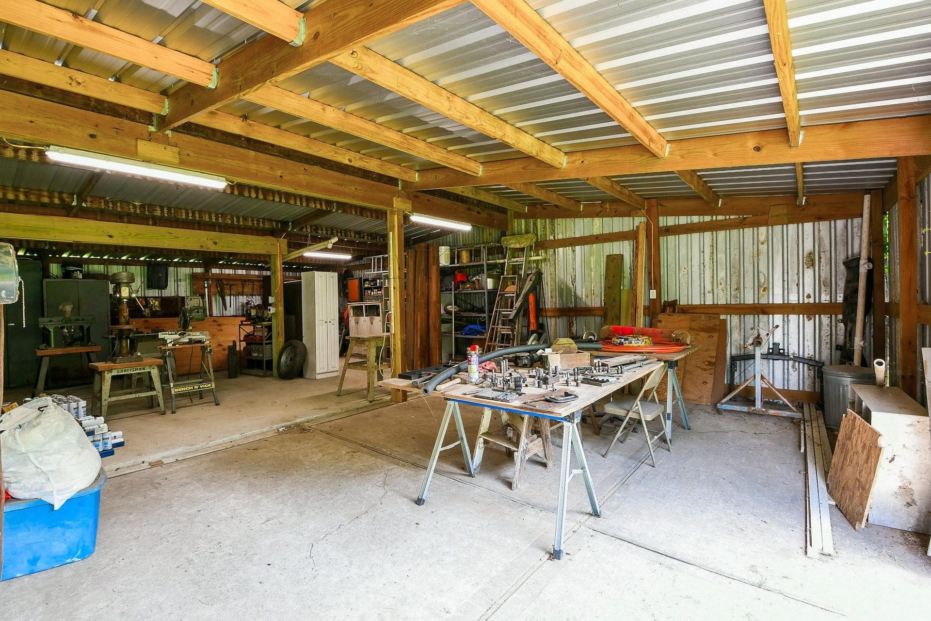 22035 Buescher Road, Tomball, TX 77377 Interior of large building on property