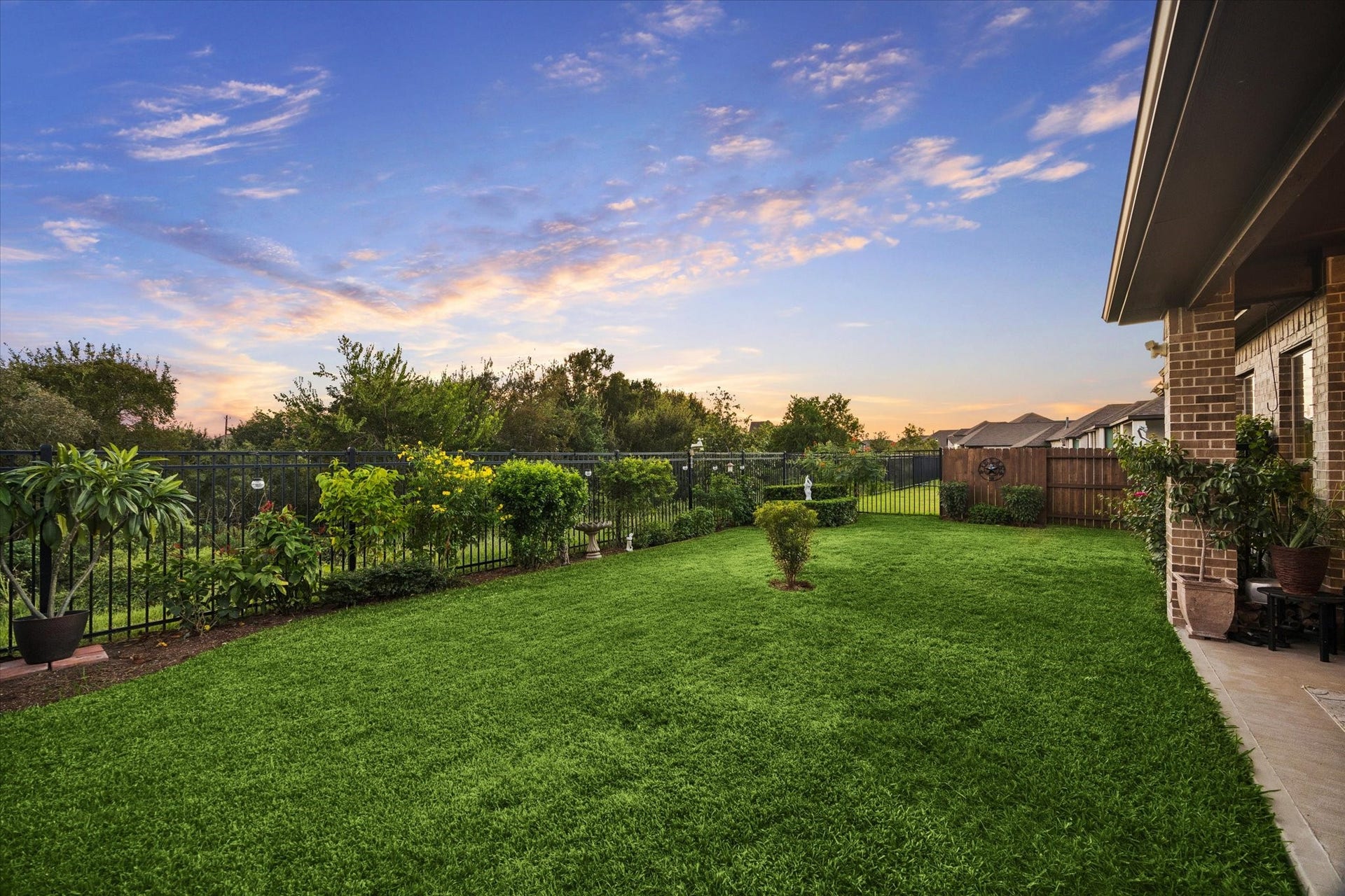 Gorgeous backyard with no rear neighbors!