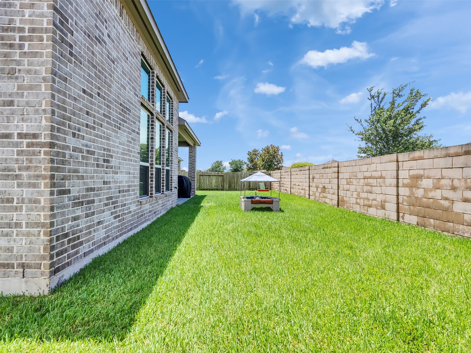 10302 Muir Peak Drive, Rosharon, TX 77583 Another view of backyard