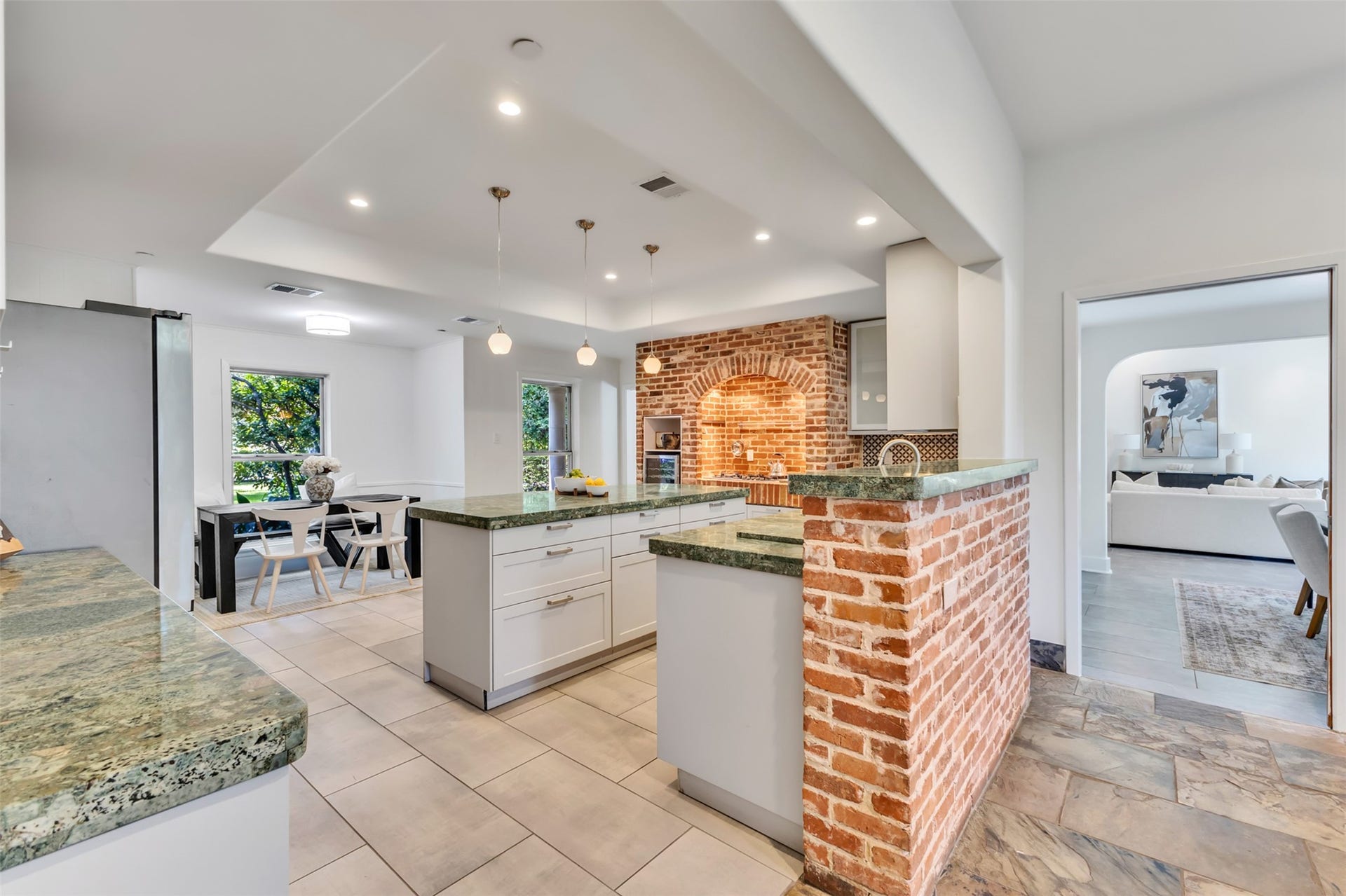 Alternate view of kitchen.