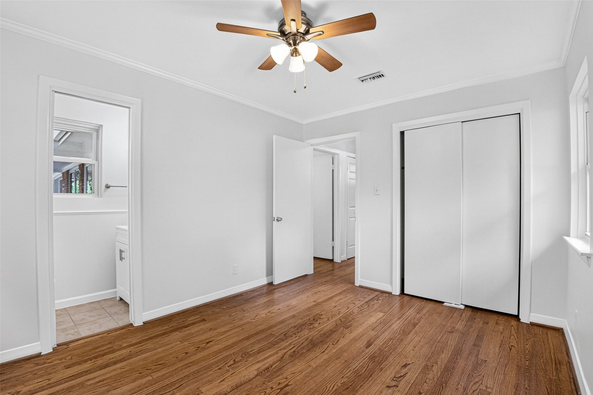 11227 Greenwillow Street, Houston, TX 77035 View of closet and bathroom in Primary Bedroom.