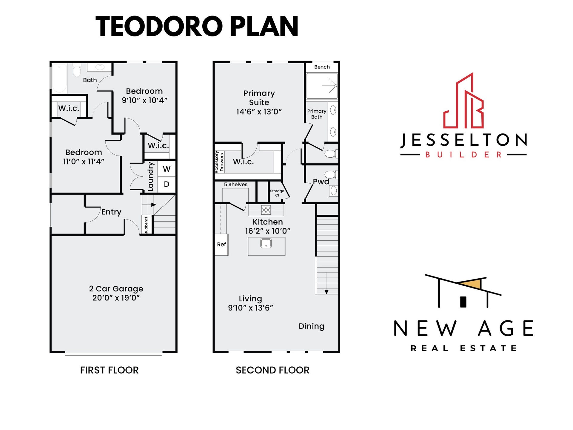 5308 Jesselton Lane, Houston, TX 77091 Elevated Living Plan - Living and Primary Suite on 2nd Floor