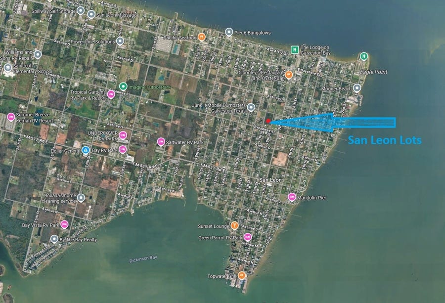 Property photo for 566 10th Street, San Leon, TX