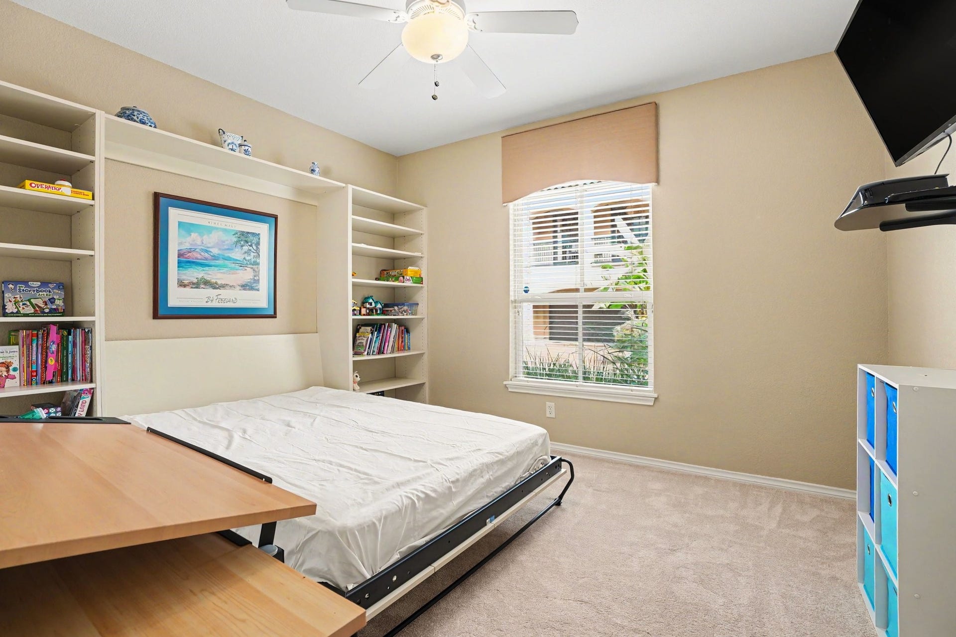 13 Laurelwood Drive, Houston, TX 77058 Custom built Murphy bed in 3rd bedroom