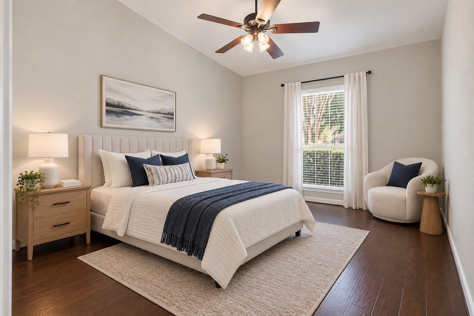 27418 N Saddle Creek Lane, Fulshear, TX 77441 Virtual staged bedroom 4 with ensuite bathroom