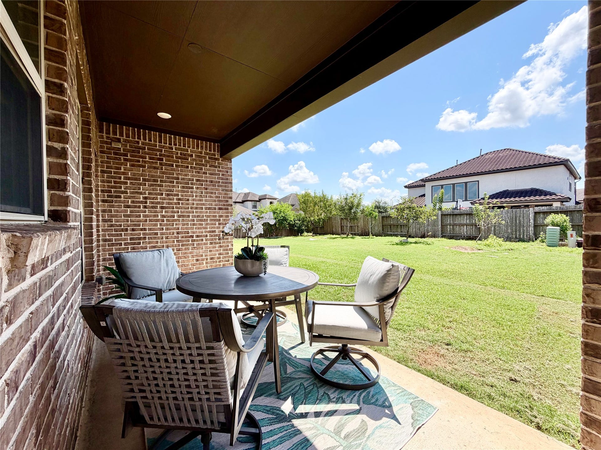6503 Jesse Creek Lane, Sugar Land, TX 77479 Backyard cover patio