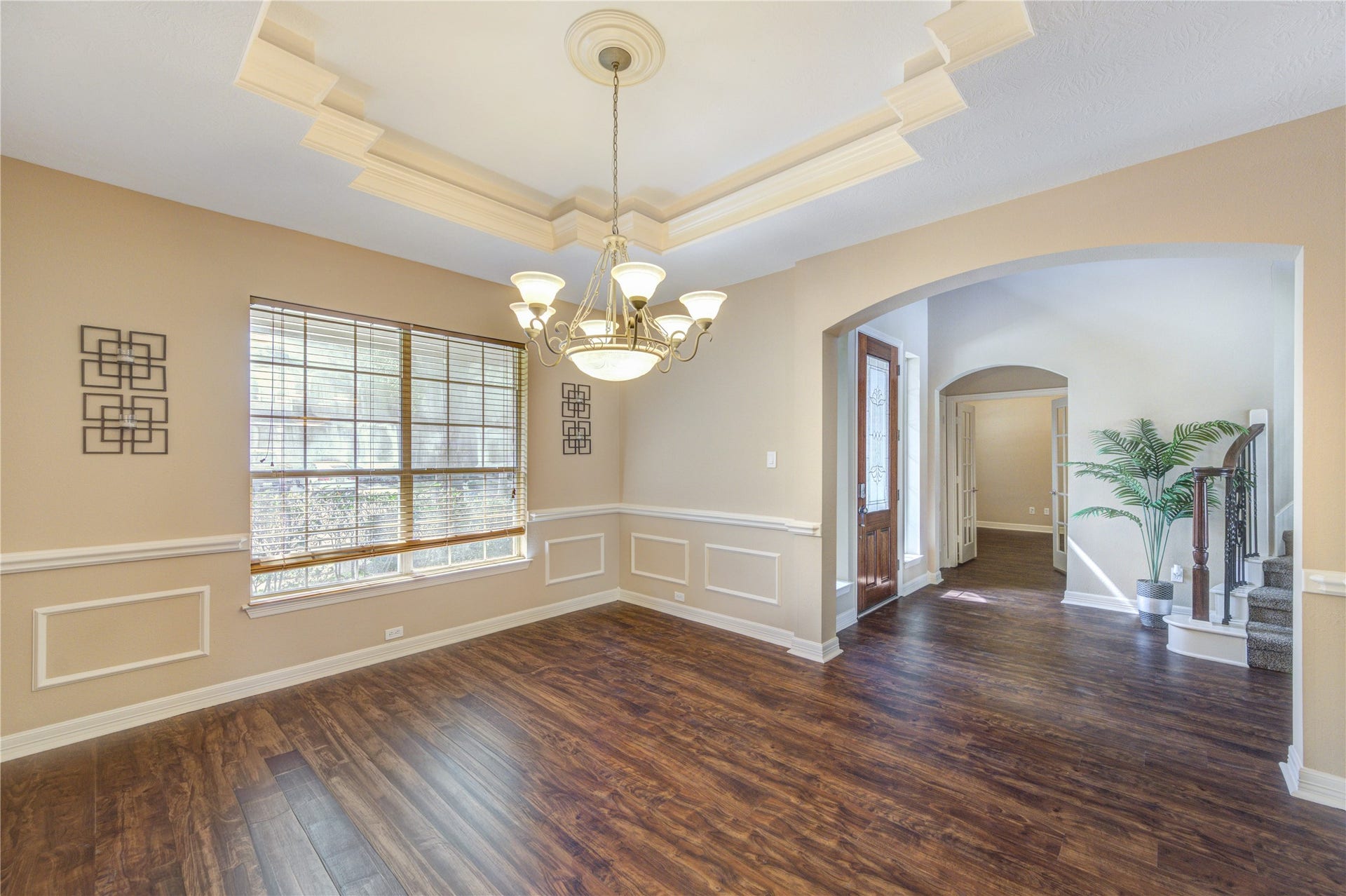 18614 Thomas Survey Drive, Cypress, TX 77433 Dinning Room view from the Kitchen