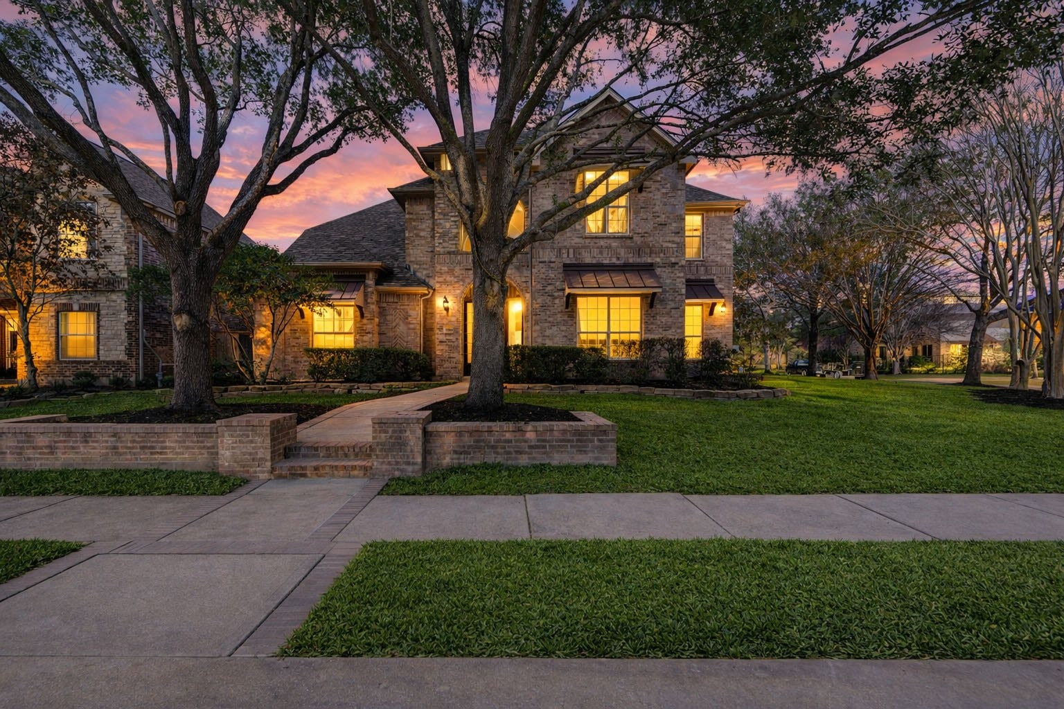 18614 Thomas Survey Drive, Cypress, TX 77433 Night view