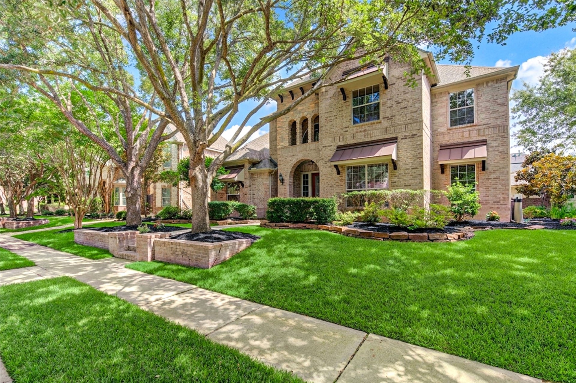 18614 Thomas Survey Drive, Cypress, TX 77433 Elegant Front Elevation