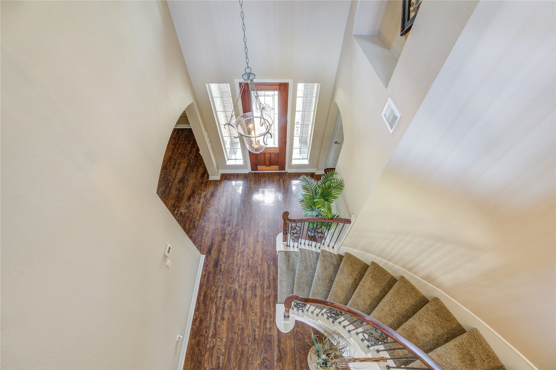 18614 Thomas Survey Drive, Cypress, TX 77433 Stunning view from the staircase