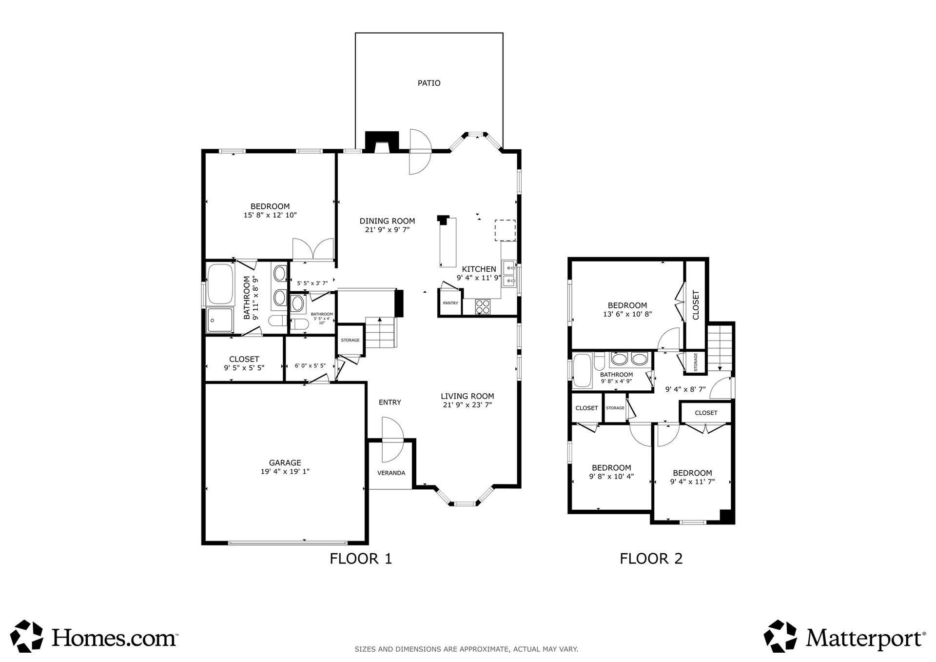 21 Long Hearth Place, The Woodlands, TX 77382 Floor Plan Provided for reference. Room dimensions and measurements are approximate and should be independently verified.