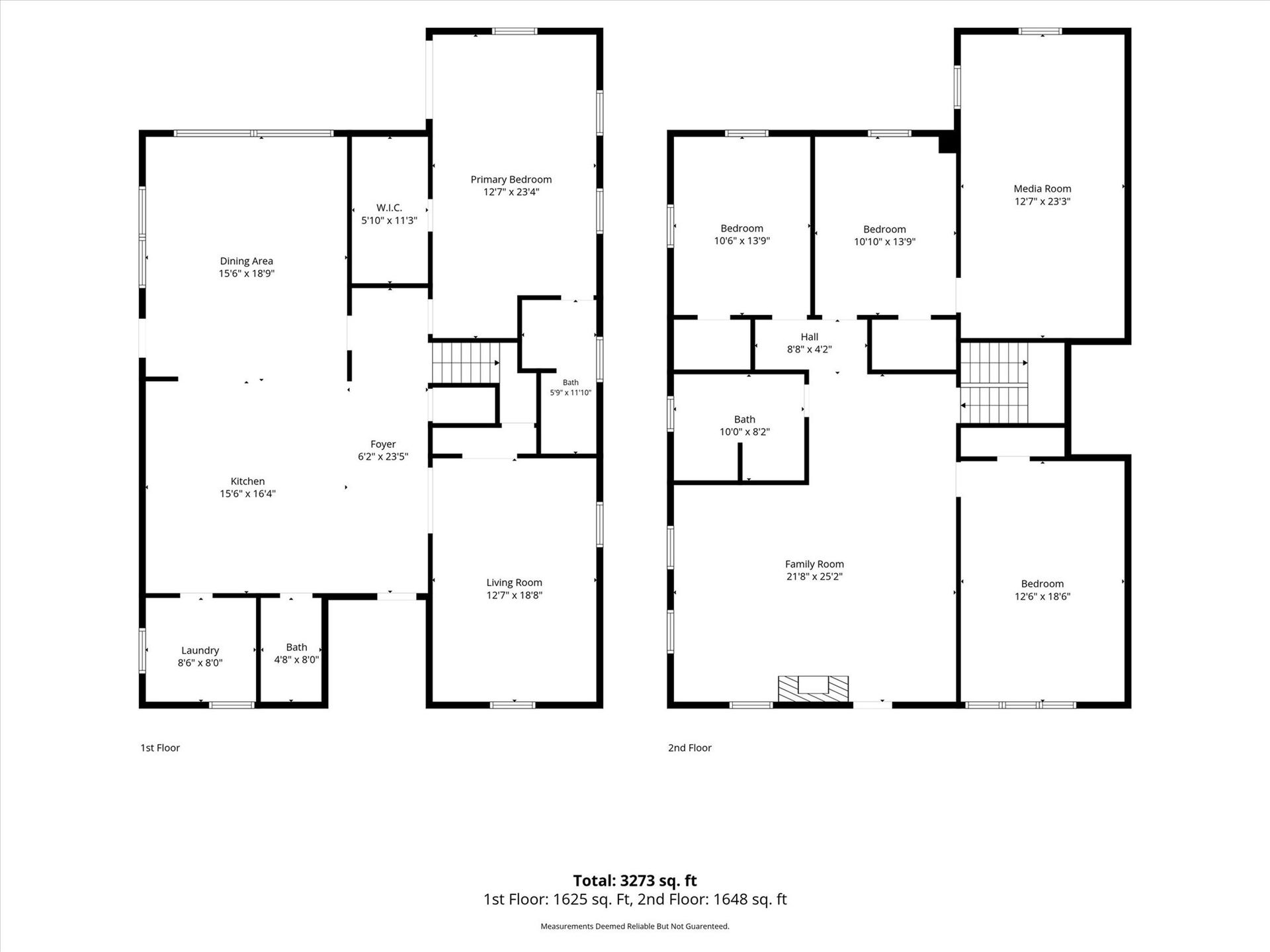 7119 Poole Road, Spring, TX 77379 Floor plan for main house