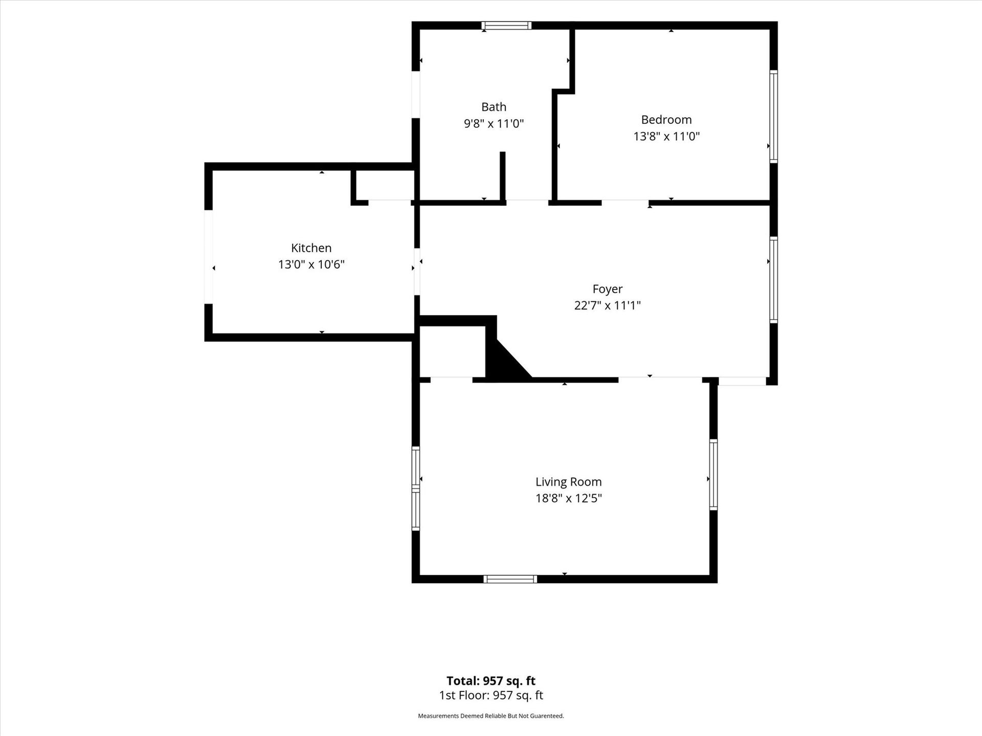 7119 Poole Road, Spring, TX 77379 Floor plan for guest house