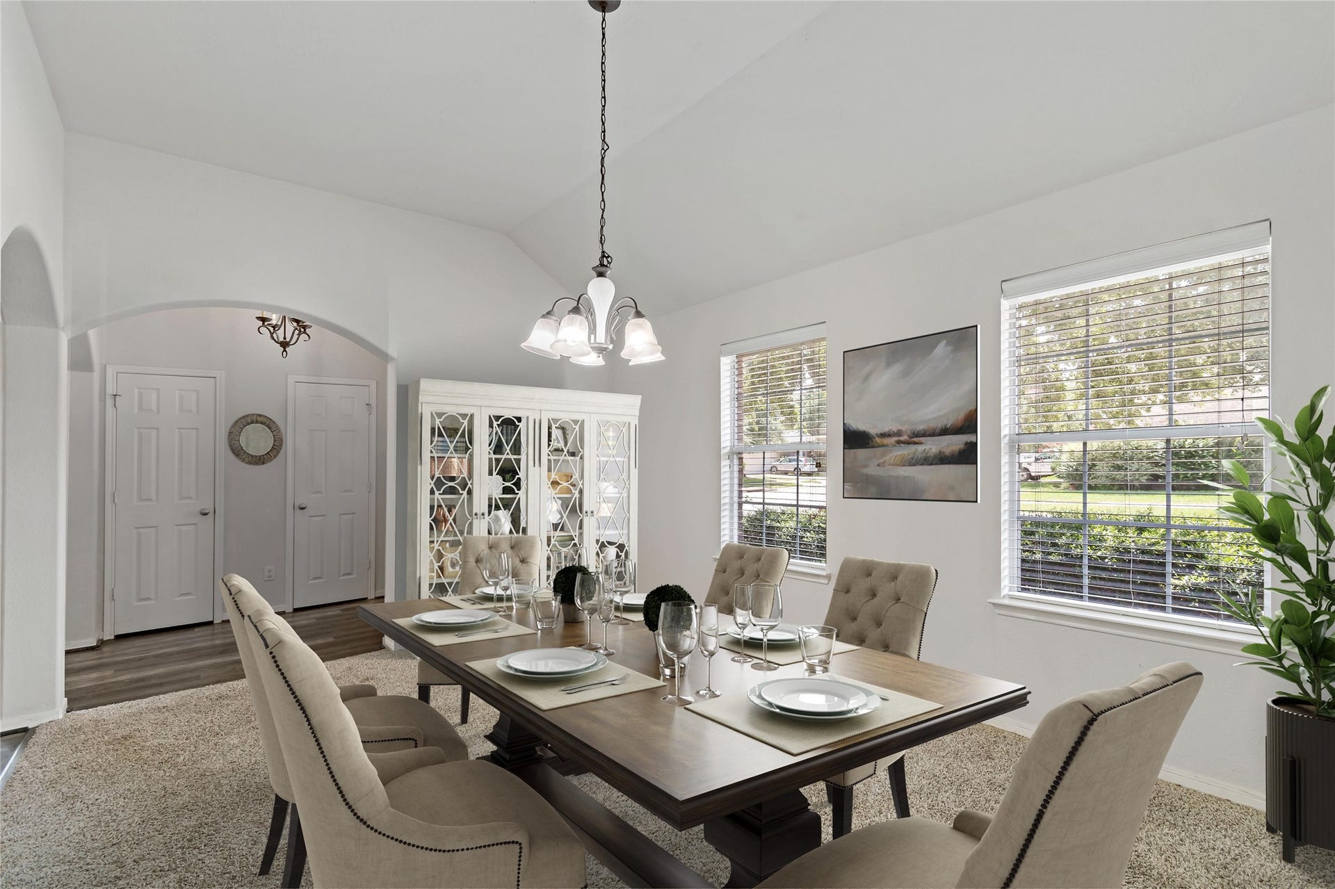 3419 Cypress Village Drive, Pearland, TX 77584 DIGITAL STAGED FORMAL DINNING