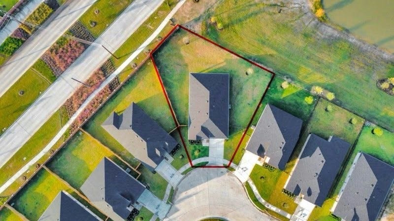 Oversized lot with beautiful lake views and plenty of outdoor space.