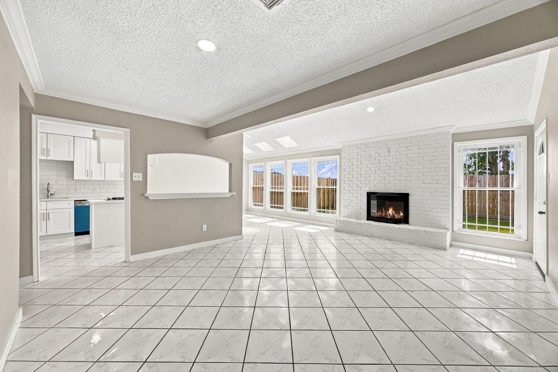 Oversized living room!