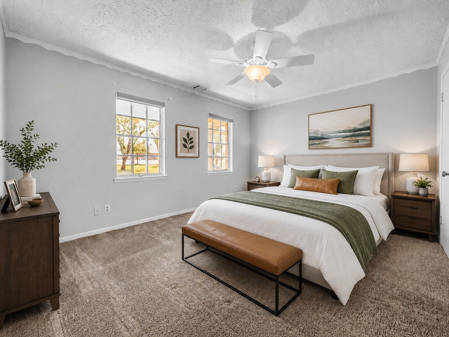 2808 Burke Road, Pasadena, TX 77502 A digitally staged example of the possibilities you'll have for the Primary Bedroom