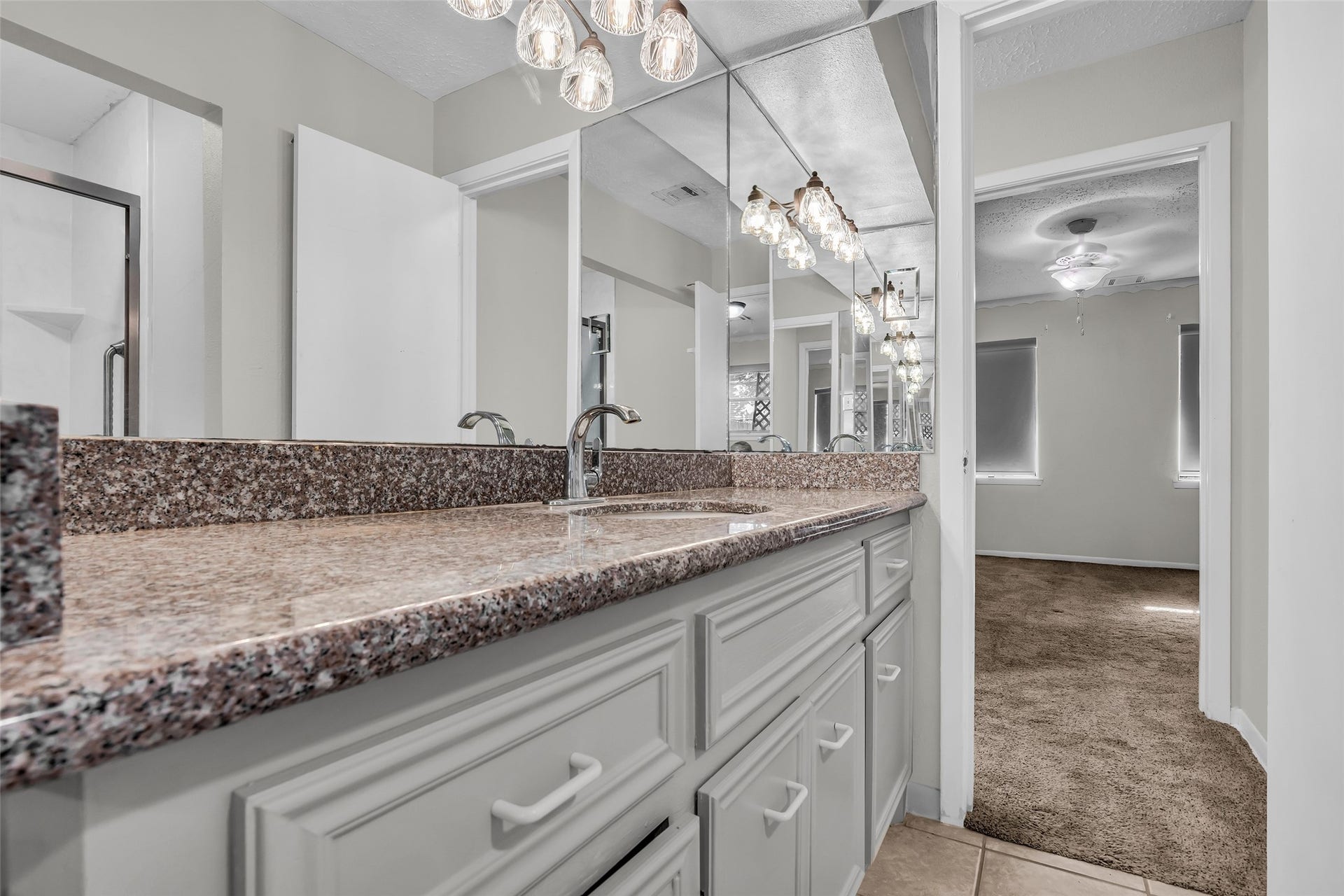 2808 Burke Road, Pasadena, TX 77502 Previous Pink cabinets have been refinished and professionally painted!