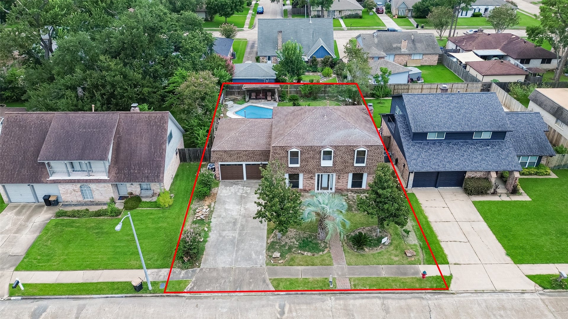 11730 Dorrance Lane, Meadows Place, TX 77477 Aerial view