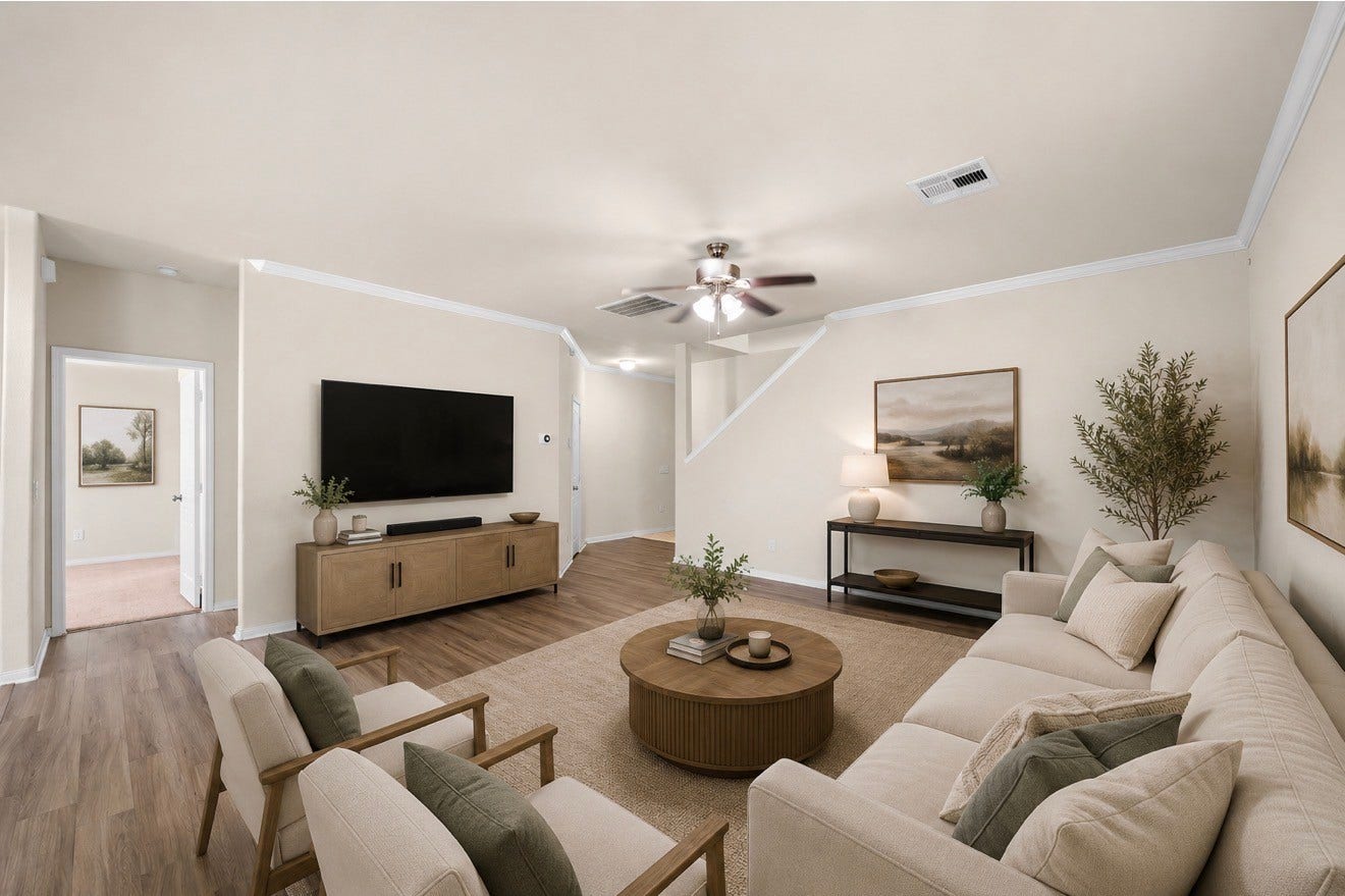 virtual stage family room