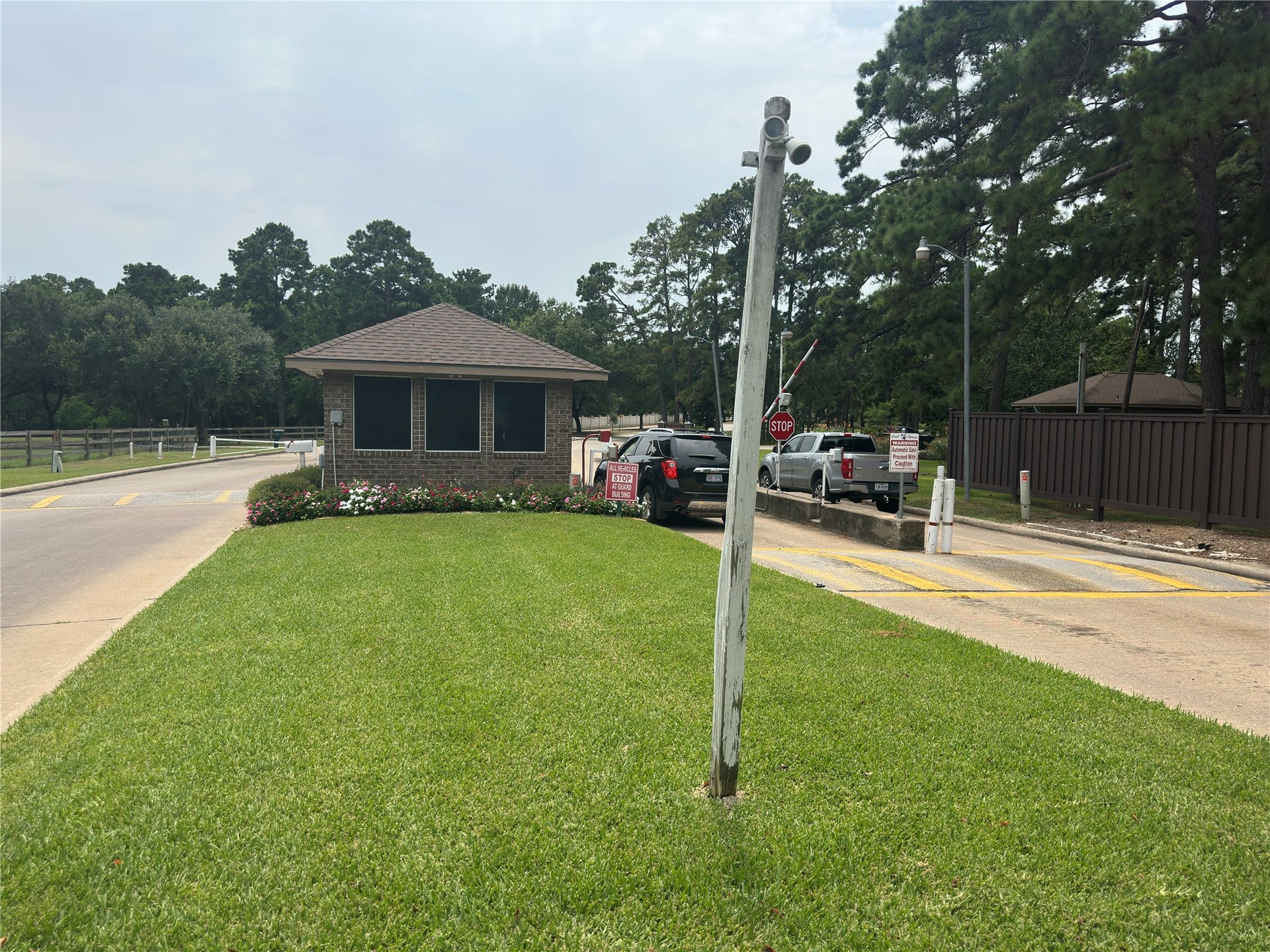 12830 Point Aquarius Boulevard, Willis, TX 77318 Gated community with manned front entrance 24 hours a day for security.