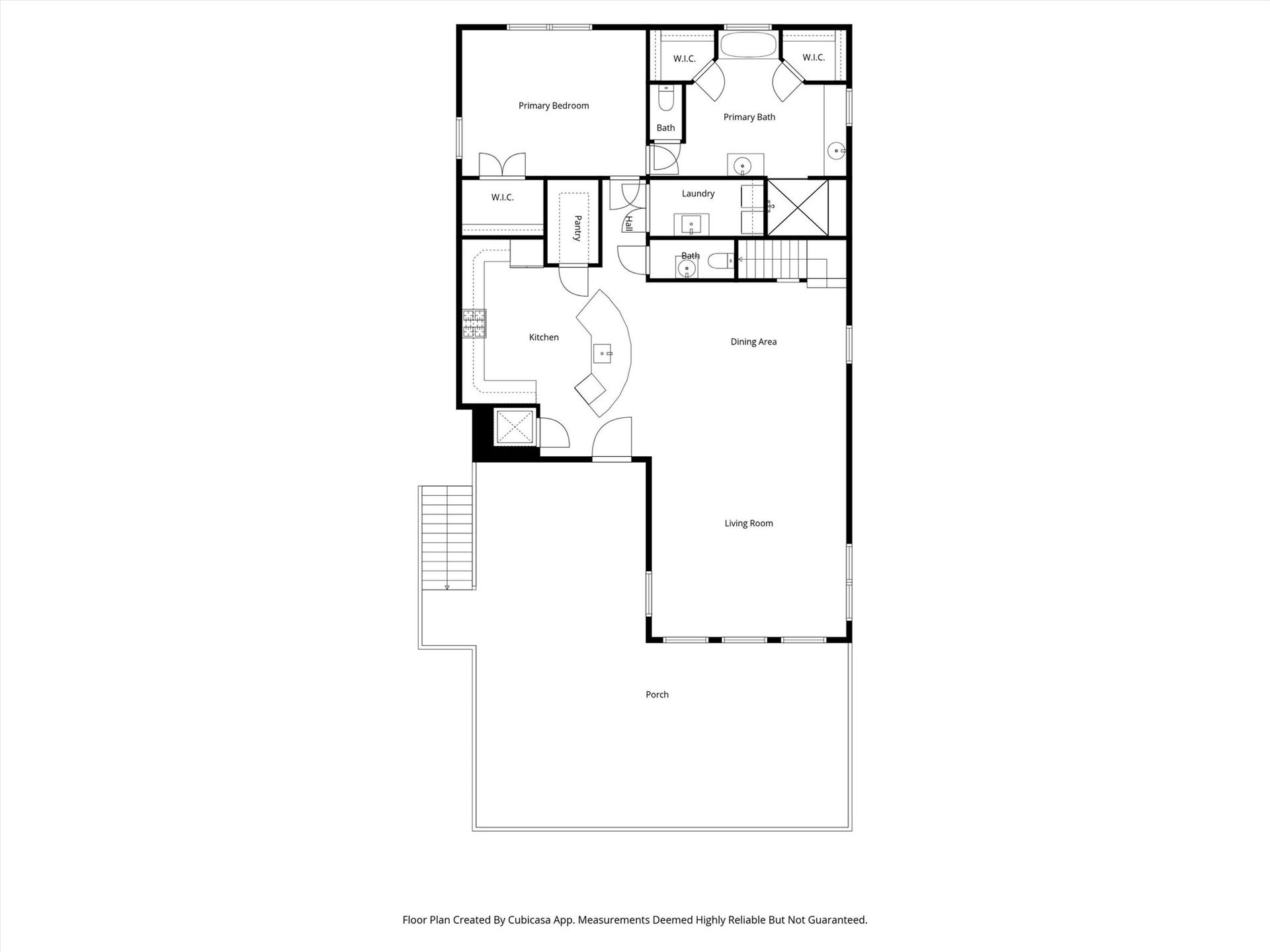 438 Amanda Circle, Tiki Island, TX 77554 The main level offers the heart of
the home with open-concept
living, dining, and kitchen
spaces, a spacious balcony, and
a private primary suite for
convenient first-floor living.