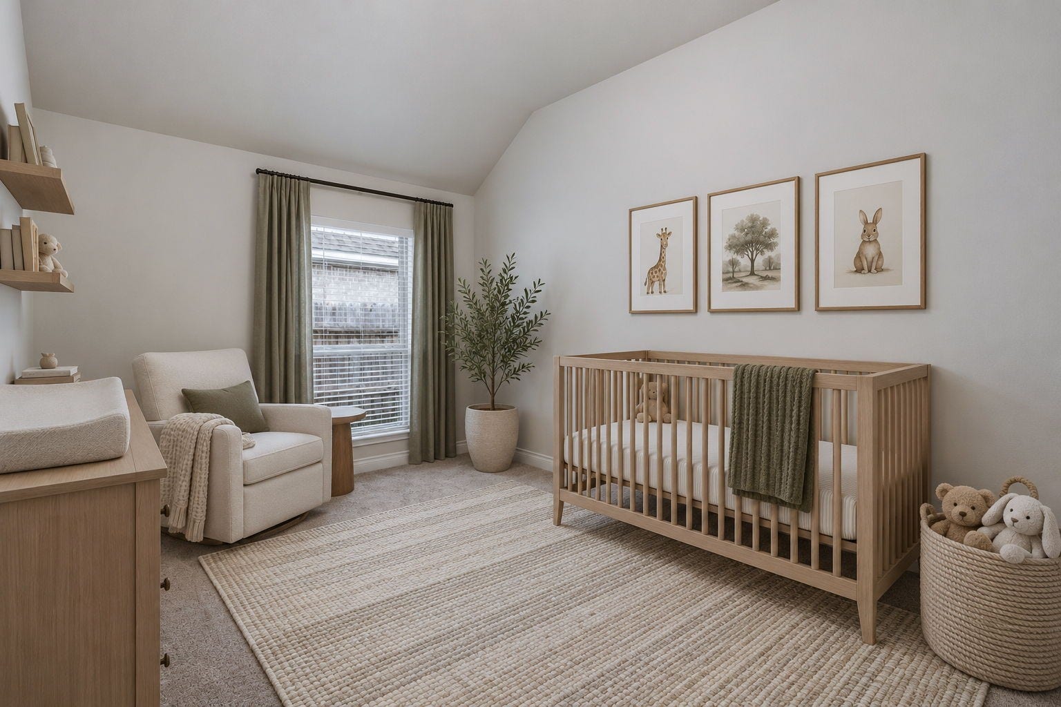 2315 Calm Channel Court, Missouri City, TX 77459 A guest suite with its own bath offers a welcoming and private space for visitors. Digitally staged.