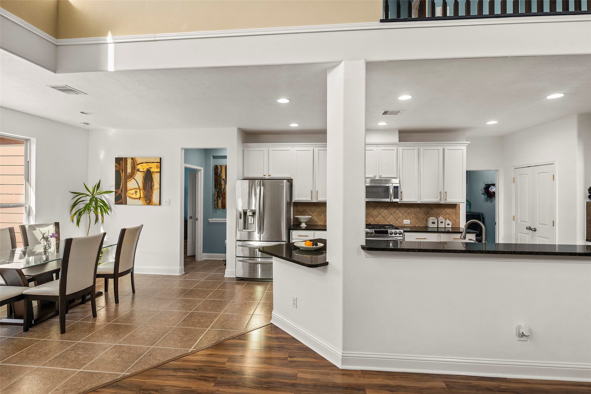 The refrigerator is included with the sale of the house