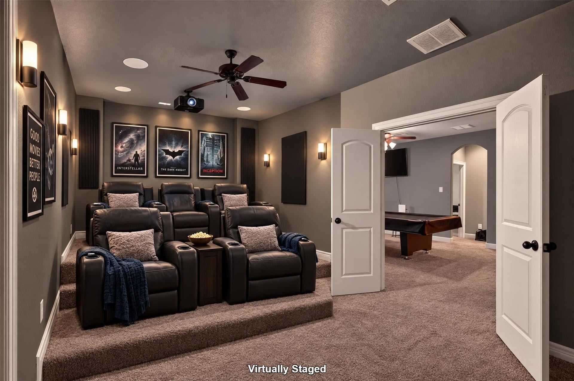 2806 Texas Laurel Drive, Katy, TX 77494 Media room - virtually staged to show size and layout
