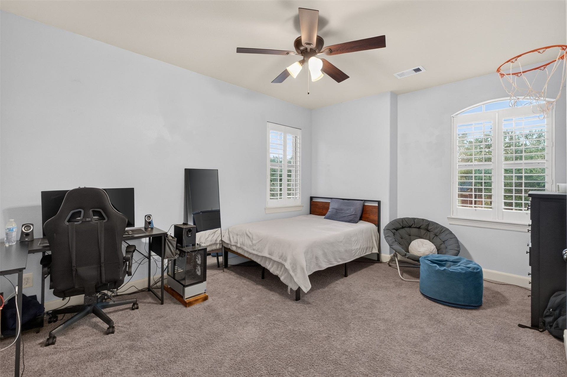 2806 Texas Laurel Drive, Katy, TX 77494 Second bedroom upstairs, with plantation shutters and plenty of space
