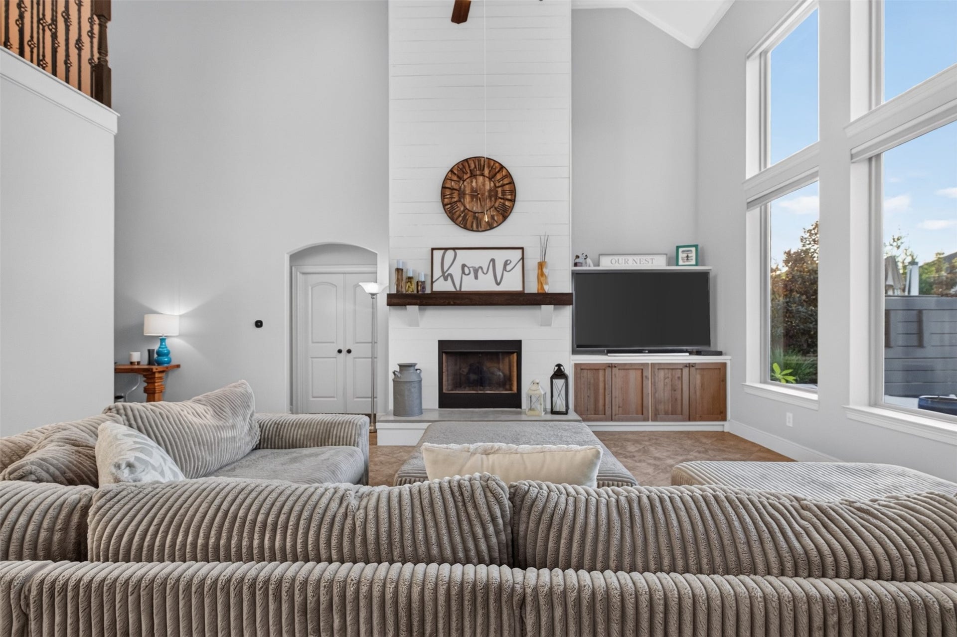 2806 Texas Laurel Drive, Katy, TX 77494 The home has a great layout and the living room is large providing fabulous entertaining space.