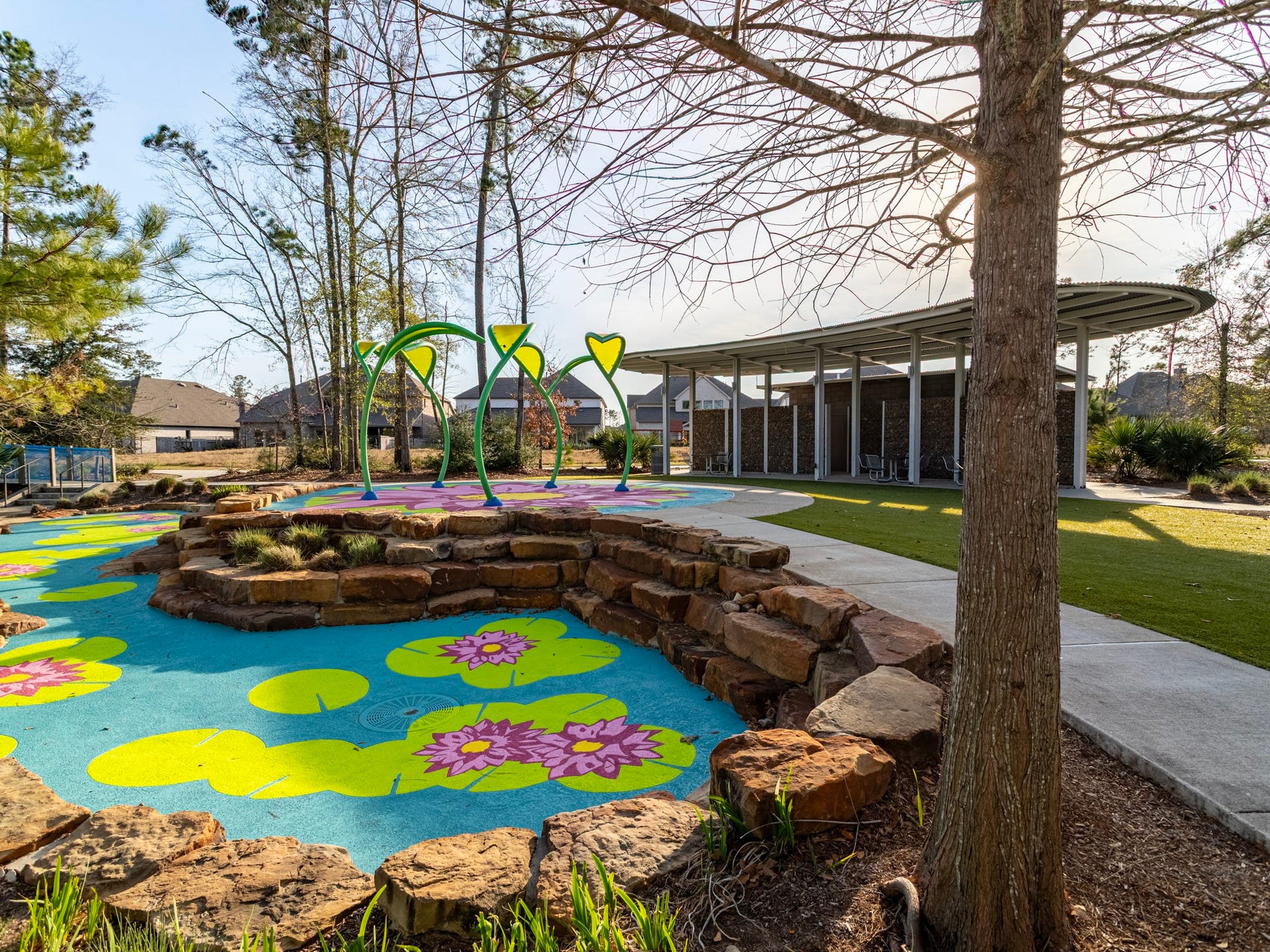 17429 Orchid Falls Lane, Conroe, TX 77302 One of the fantastic neighborhood parks