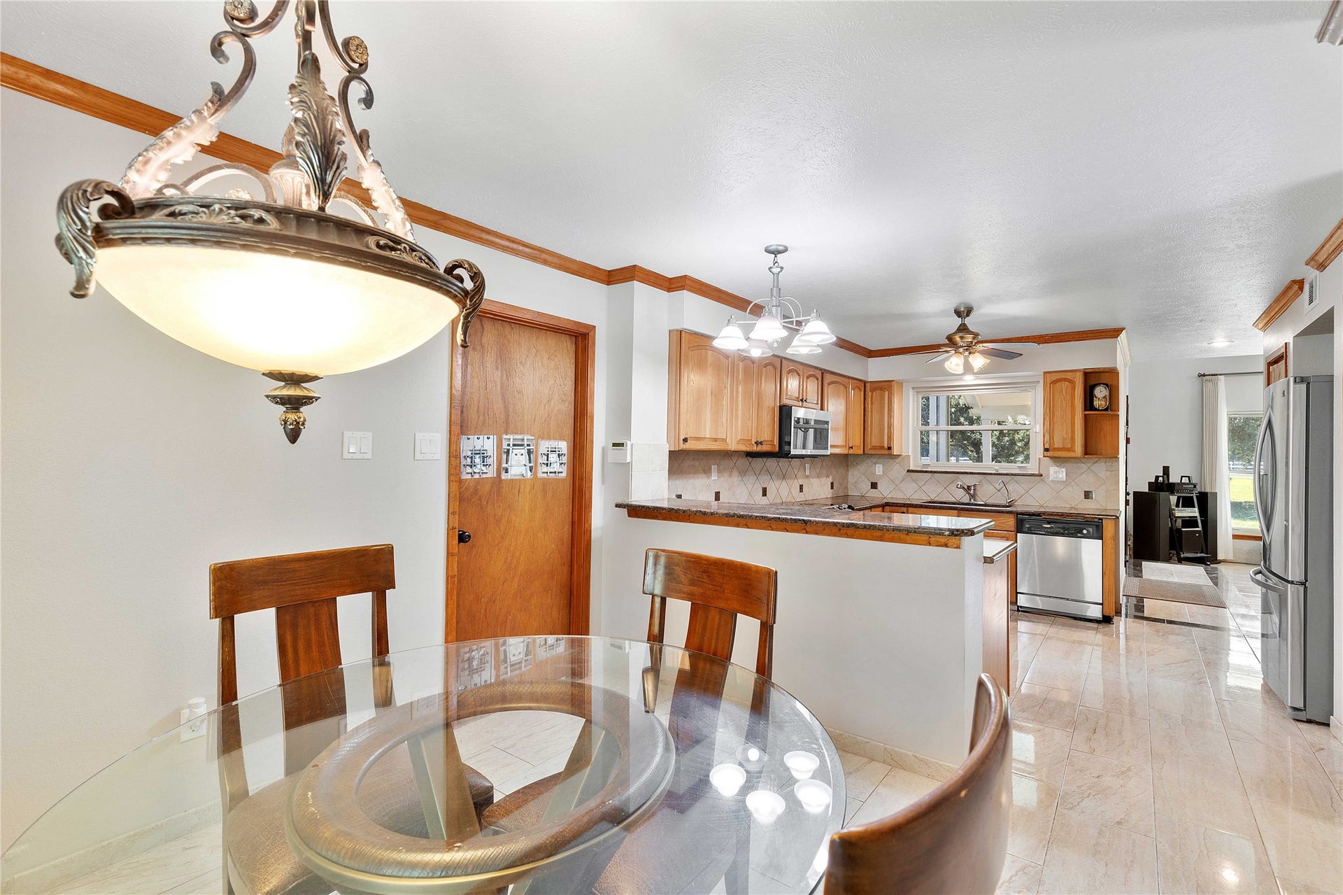 View of the kitchen