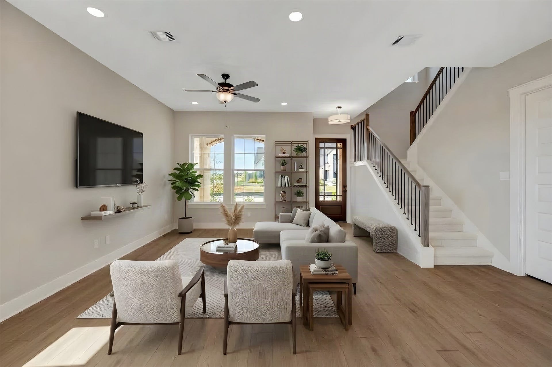 Virtually staged to give you the visual you need to see furniture placement and how the home can live.