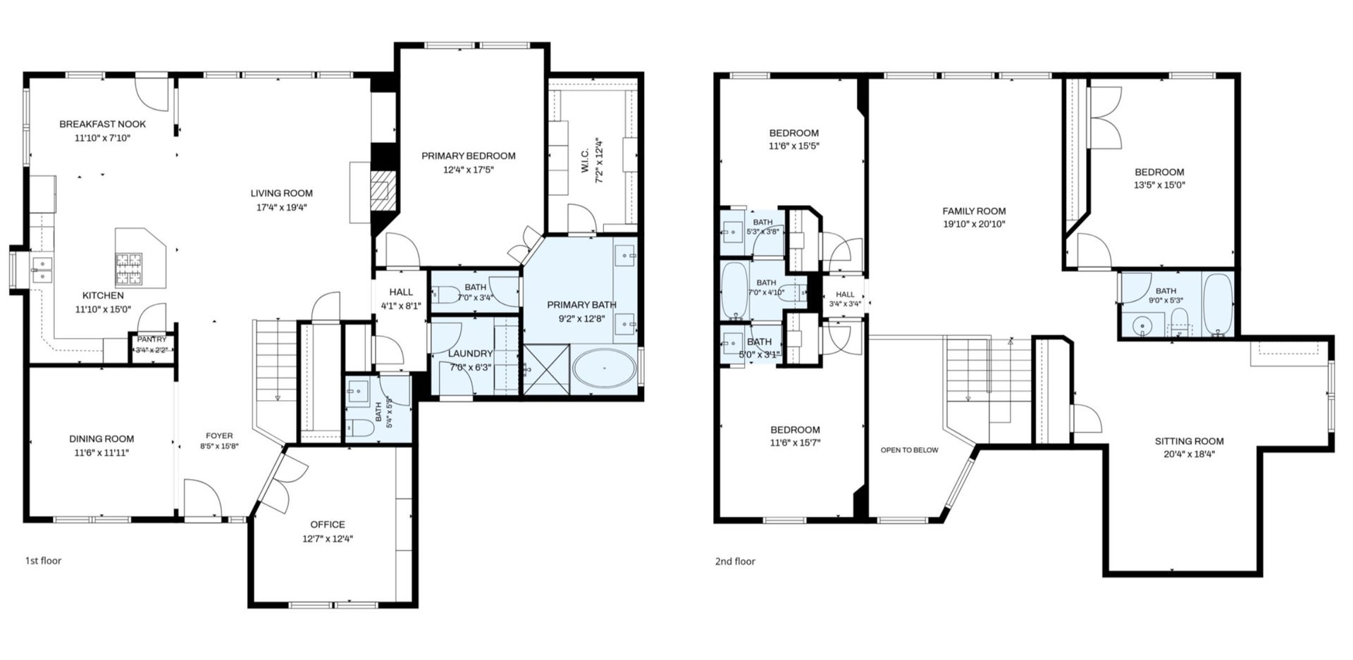 11510 Cypresswood Trail Drive, Houston, TX 77070 Main Home Floorplan