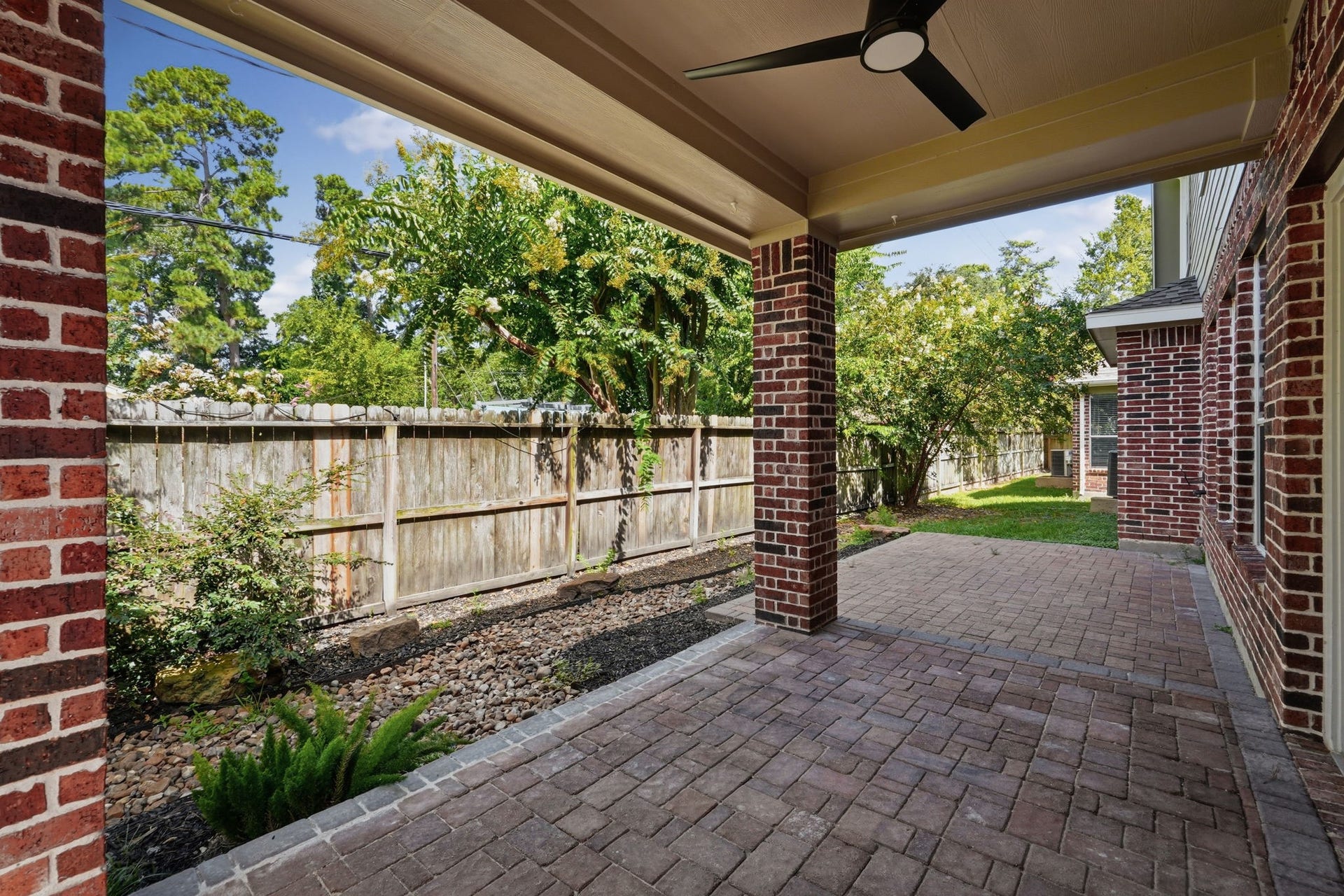 11510 Cypresswood Trail Drive, Houston, TX 77070 Main home covered and uncovered back patio