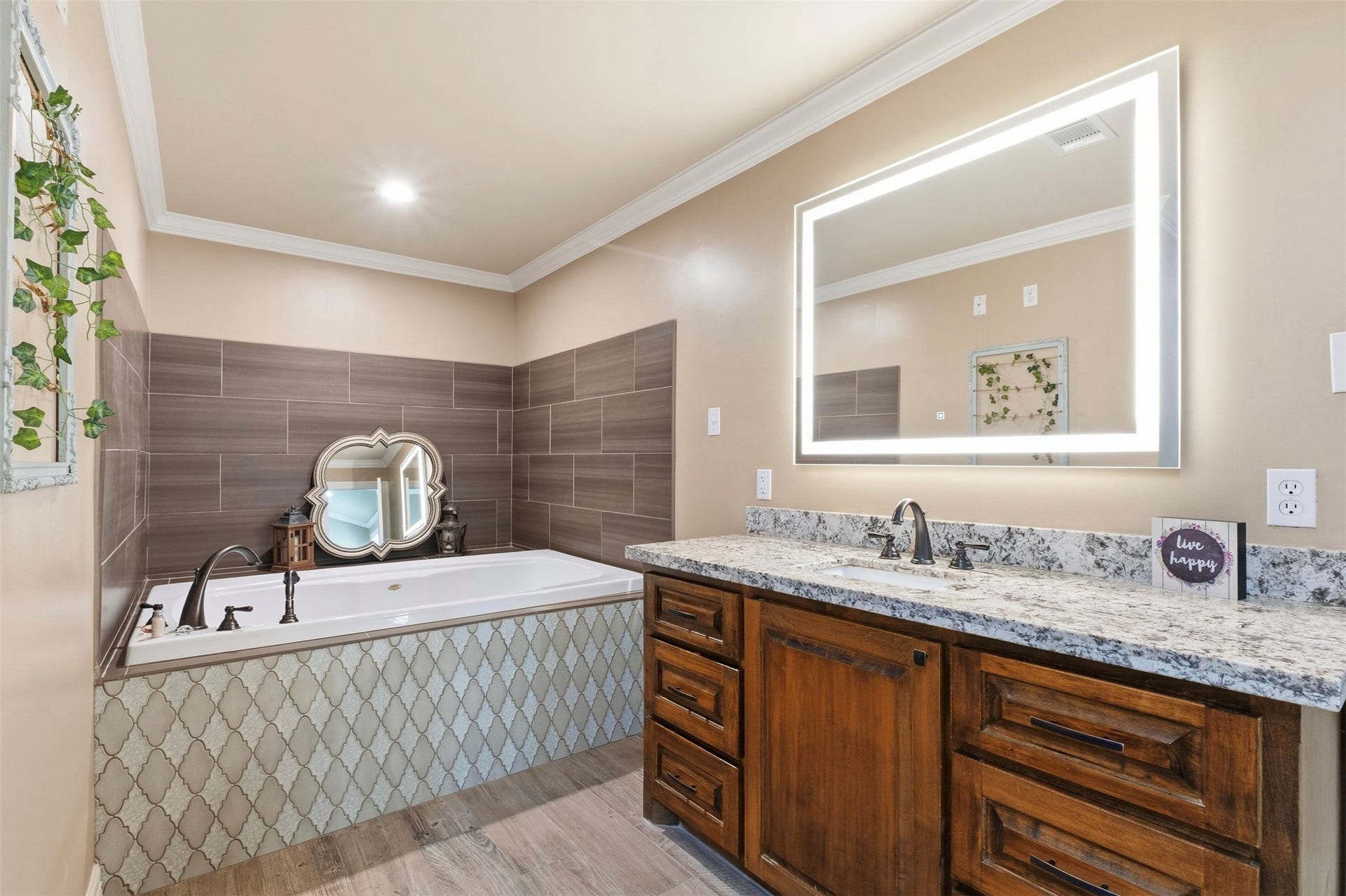 109 Riverbrook Drive, Conroe, TX 77385 Lighted cosmetic mirror