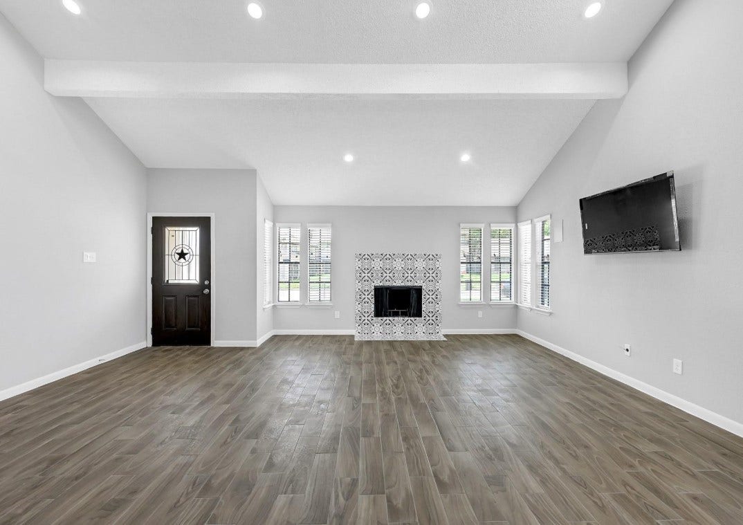 Unimaginable big living room offered multi purposes of living style