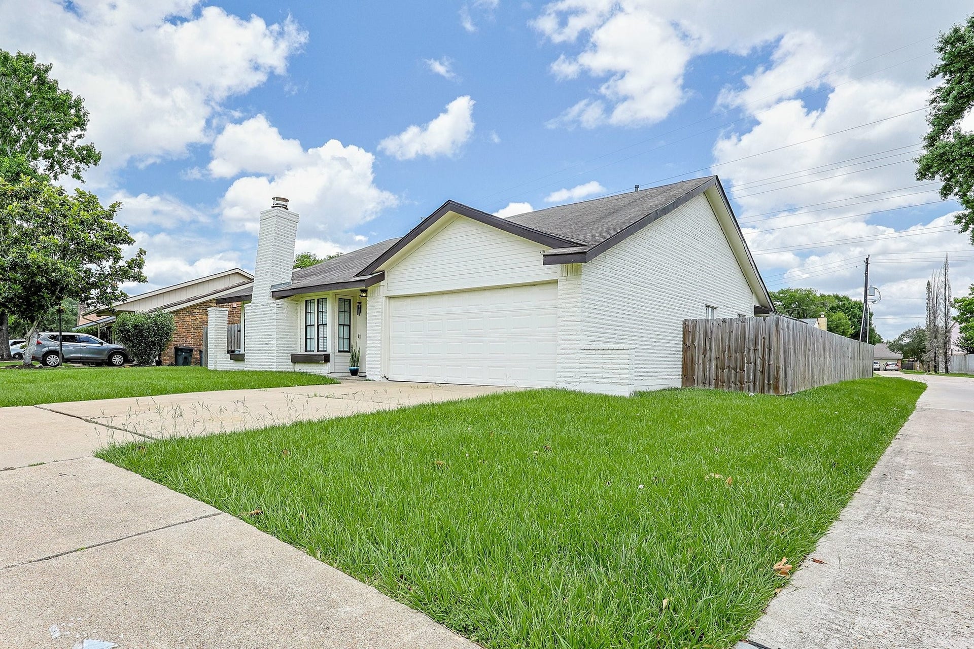 Situated in a corner lot