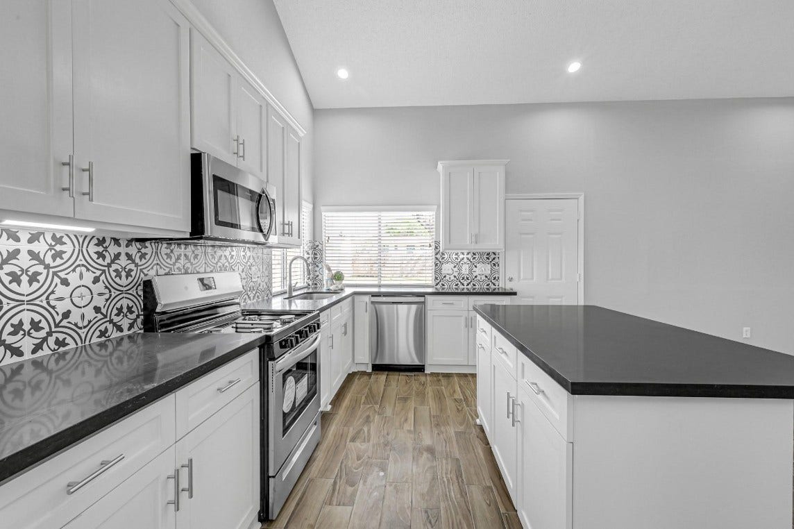 Modern appliances provided
