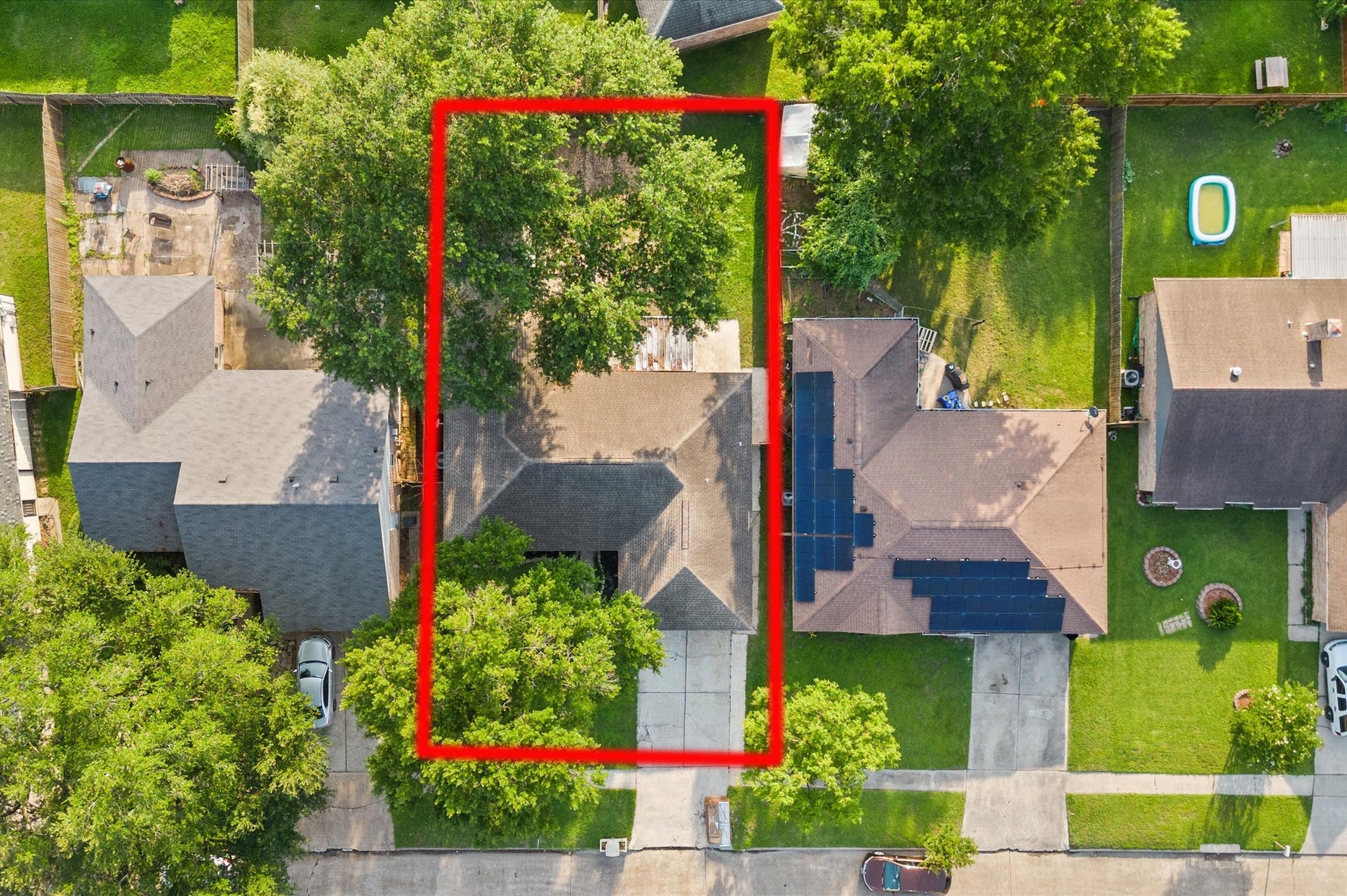 11227 Verlaine Drive, Houston, TX 77065 The lot offers a sizable front and back yard.