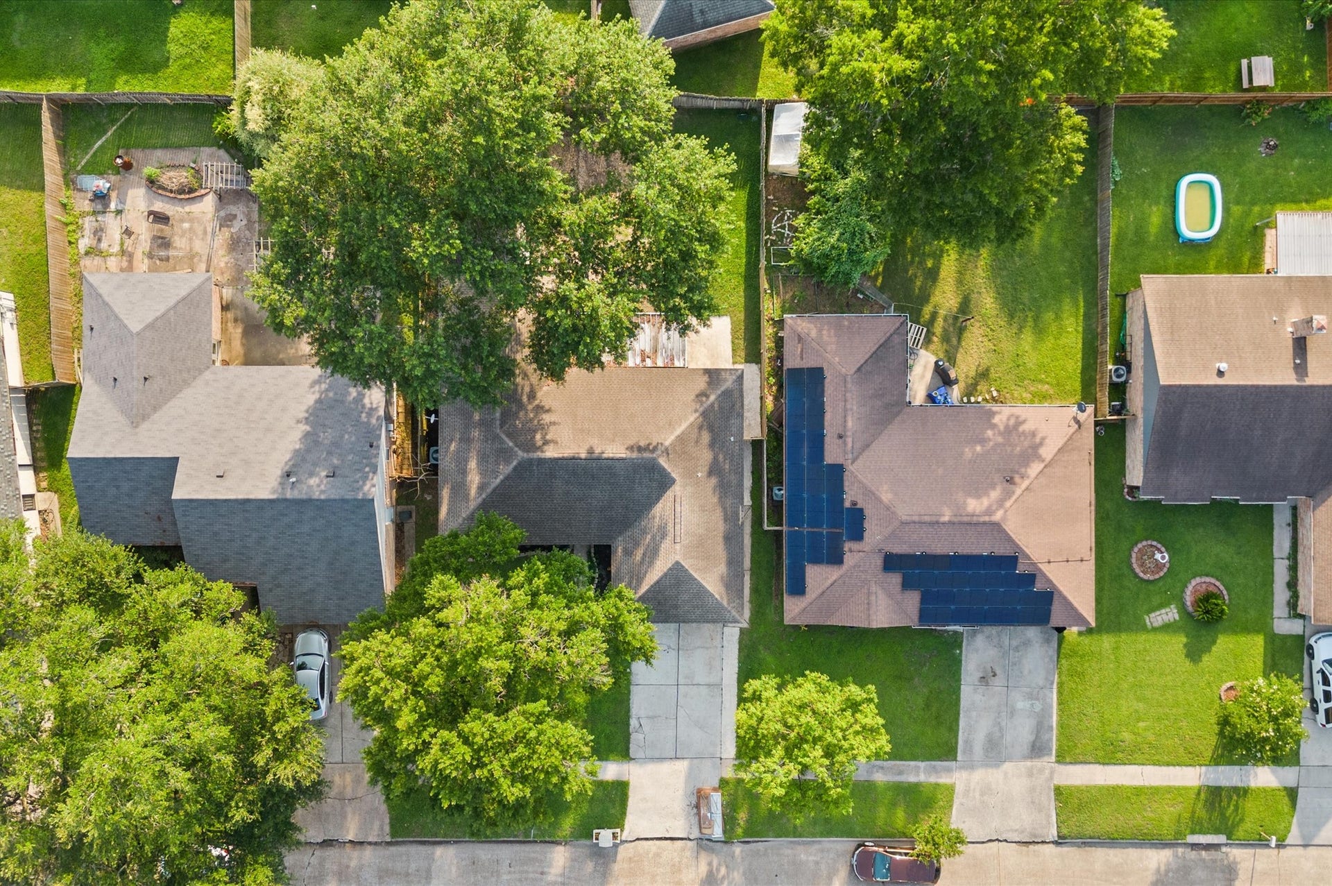 11227 Verlaine Drive, Houston, TX 77065 An overhead view accents the many trees located in and around the neighborhood.
